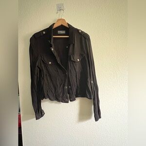 Cotton On Dark Brown Utility Jacket